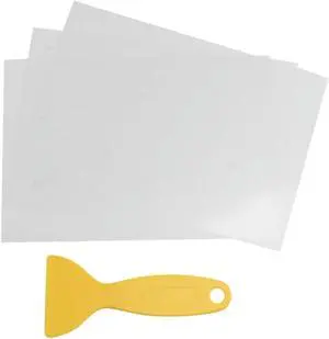 Ruth's sister 3Pcs FEP Release Film 200X140X0.15 Mm For UV 3D Printers, LCD SLA Resin, With 1Pc Replacement Plastic Spatula
