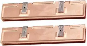 Ruth's sister 2Pcs Pure Copper RAM Heatsink Radiator For Ram Memory Cooler Cooling Heat Sink Desktop Memory Radiator DDR2 DDR3 DDR4