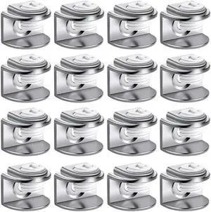 Ruth's sister 24 Pieces 3D Printer Bed Clips Adjustable 3D Glass Bed Clips Stainless Steel Bed Clips 3D Printer Accessories, Silver