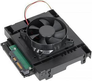 Ruth's sister 3X 5.25 Optical Drive Position 2.5 Inch To 3.5 Inch SSD 8CM Fan HDD Adapter Tray Dock Hard Drive Holder For PC Enclosure