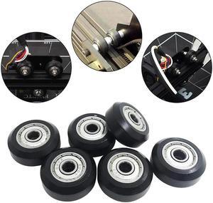 Ruth's sister 12 Pcs 625Zz Plastic Pulley Wheels With Bearings Gear For 3D Printer Compatible With CR-10 / CR-10S / CNC Router Hybrid