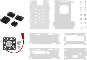 Ruth's sister 1 Set For Banana Pi M5 Transparent Shell With Cooling Fan+Heatsink