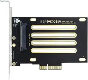 Ruth's sister Nvme Pcie SSD U.3 U3 Kit SFF-8639 To PCI-E 4.0 X4 Host Adapter For Motherboard PM1735 Durable Easy Install Easy To Use