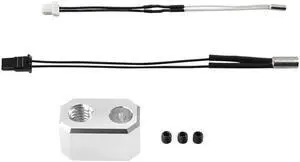 Ruth's sister For Prusa I3 MK4 Extruder Aluminum Heating Block+Heating Rod+Thermal Wire 3D Printer Accessories