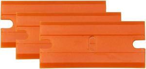 Ruth's sister 200PCS Plastic Razor Blades Double Edge Industrial Razor Blades Box Cutter Replacement Blades For Scraper Tool