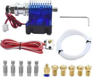 Ruth's sister J Style Head Hotend Full Kit With 5 Pcs Extruder Print Head + 5 Pcs Nozzle Throat For E3D V6 Makerbot Reprap 3D Printers 24V