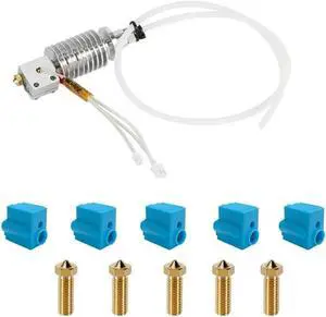 Ruth's sister Vyper Print Header For Anycubic Vyper,3D Printer Assembled Hotend Kit With 5PCS Silicone Socks And Nozzles For Vyper 3D Printers