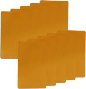 Ruth's sister 10Pcs/Set 0.8Mm Thickness Metal Business Cards Diy Engraving DIY Card Office Supplies Blank Laser Blanks For Engraving