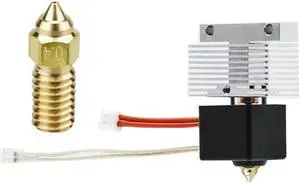 Ruth's sister 3D Printer Hotend+0.4Mm Brass Nozzle Kit For Elegoo Neptune 4 Heated Block Heating Rod Thermistor Extruder For NP4 Easy To Use