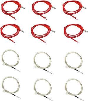 Ruth's sister 24V 40W Cartridge Heater And NTC Thermistor 100K 3950 Compatible With 3D Printer Creality CR-10S Pro, CR-X, Ender 3