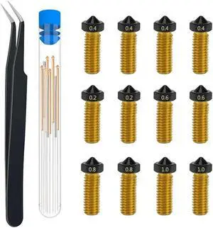 Ruth's sister Upgrade Brass Nozzles And PTFE Hotend Parts For Anycubic Vyper, Kobra Plus, Kobra Max With M6 Thread Connections