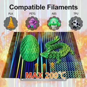 Ruth's sister Textured H1H Build Plate 235X235mm No Magnetic Plate, H1H Spring Steel Sheet For Ender 3/Ender For 2/3/3 Pro/4/4 Pro