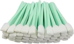 Ruth's sister 100 Pieces Square Rectangular Sponge Cleaning Cotton Swab Sponge Head Cleaning Cleaning Cotton Swab Camera Lens Inkjet Printer C