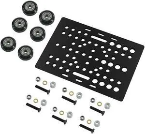 Ruth's sister V-Slot Gantry Plate Set 20-80Mm With V-Slot Solid V Wheel POM Kit For Profiles CNC Machine Part 3D Printer Parts