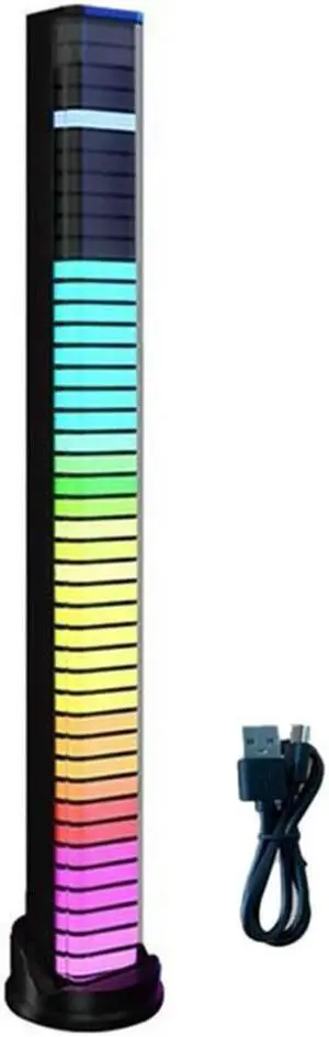 Ruth's sister RGB Sound Control Light 3D Double Sided Music Rhythm Lamp Bar Wireless LED For Car Gaming TV