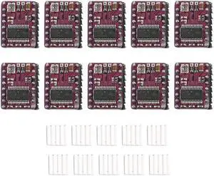 Ruth's sister 10Pcs Stepstick Drv8825 Stepper Motor Driver 4 PCB Board Replace A4988 3D Printer Parts For SKR V1.3 PRO MKS GEN