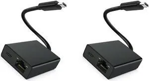 Ruth's sister 2X Micro-USB Network Card Ethernet Adapter Micro-USB To 100M Network Card For 4K Fire TV Stick Ethernet Switch Router