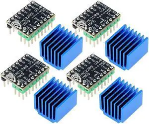 Ruth's sister 4Piece TMC2209 V2.0 Stepper Motor Driver Fit For Ender 3 E3D V3 Control Board 3D Printer Parts Replace A4988 With UART Support