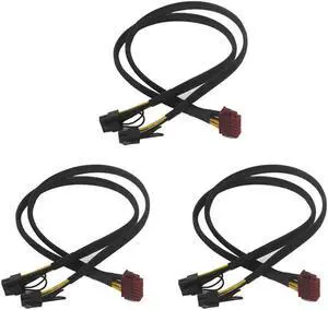 Ruth's sister 3X 12Pin To Dual PCI-E 8Pin (6+2Pin) Power Cable For Enermax Modular PSU