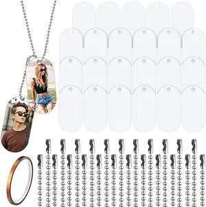 Ruth's sister Sublimation Blank Aluminum Dog Tag Sublimation Stamping Metal Tag Stamping Blank Pendants Personalized