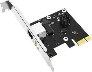 Ruth's sister Game PCIE Card 2500Mbps Gigabit Network Card 10/100/1000Mbps RTL8125B RJ45 Wired Computer PCI-E 2.5G Network Adapter