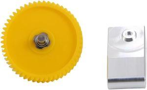 Ruth's sister Upgrade Hardened Steel Extruder Gear Assembly For Bambu Lab P1S P1P X1 Carbon X1C 3D Printer Straight Tooth