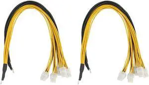 Ruth's sister 4Pack 6Pin Connector Server Power Supply Cable Pcie Express For Antminer S9 S9I Z9 For P3 P5 Support Miner PSU Cable