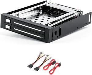 Ruth's sister 2.5 Inch SSD HDD Enclosure Tray 2-Bay Disk Drive SATA Floppy Drive Enclosure Hard Disk Enclosure Extraction Box