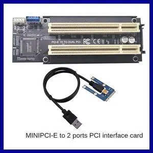 Ruth's sister Mini Pci-E To Dual Pci Express X1 To Dual Pci Riser Card Adapter Converter For Desktop Pc Asm1083 Chip Ruth's sister Mini Pci-E To Dual Pci Express X1 To Dual Pci Riser Card Adapter Converter For Desktop Pc Asm1083 Chip