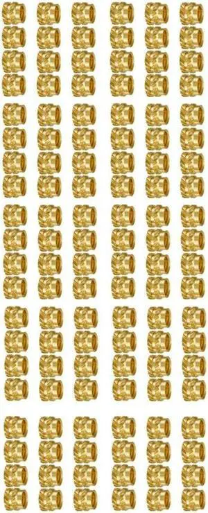 Ruth's sister 1000Pcs M3 Thread Knurled Brass Threaded Heat Set Heat Resistant Insert Embedment Nut,M3X5X4,For 3D Printer Voron 2.4