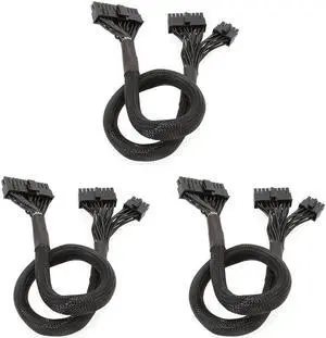 Ruth's sister 3X 10+18-Pin To 24-Pin Modular Power Cable For RM550X RM650X RM750X RM850X RM850X RM1000X