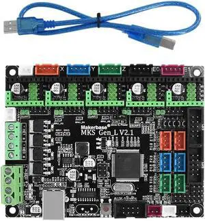 Ruth's sister 3D Printer Parts MKS GEN-L V2.1 Control Board Open Source Marlin Compatible Ramps1.4 For 2004 LCD12864LCD Accessories