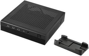 Ruth's sister TX06 Mini HTPC ITX Case Typec Desktop Back Mount Mini Chassis