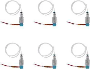 Ruth's sister 6X For Anycubic Mega/Mega S Mega X Chinron 4Max Pro2.0 Vyper 3D Printer Extruder Hot End With 0.4Mm Nozzle(For Mega X)