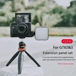 Ruth's sister For G7X Mark II G7X Mark III Expansion Board+Fill Light+Tripod+Gimbal Kit For G7X Mark 2/G7X Mark 3