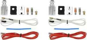 Ruth's sister 2X 3D Printer Parts Prusa MK3S+ Extruder Nozzle Heating Aluminum Fast Hose Kit High Temperature Resistance