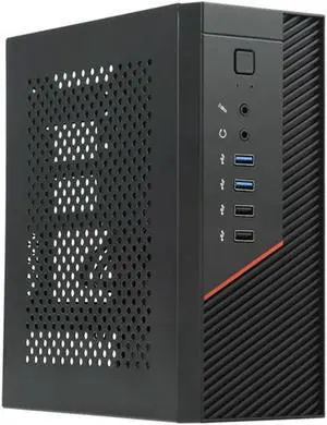 Ruth's sister A09P Black Mini Itx Case Desktop Mini Itx Case Htpc Chassis Game Computer Can Stand Or Lie Down For Small 1U Power Supply
