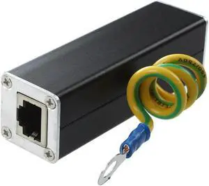 Ruth's sister 10X RJ45 Plug Ethernet Network Surge Protector Thunder Arrester 100Mhz