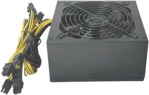 Ruth's sister 1800W ATX ETH Mining Power Supply Bitcoin 180V-264V 10 6P Ports 4U Single