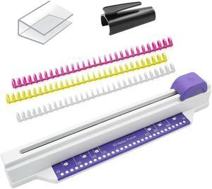 Ruth's sister Hand Push Binding Machine,30-Hole Book Binder Machine,Home Desktop Binding Punch For A4 A5 A6 A7 B5-B7 Paper