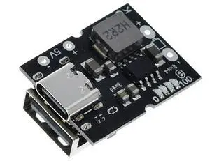 Type-C USB 5V 2A Boost Converter Step-Up Power Module Lithium Charging Protection Board DIY Charger,with Welding-AB01