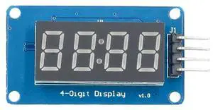 TM1637 4-Bits LED Display Module for , 0.36 Inch 7-Segment Red Anode Clock Tube & 4 Serial Driver Board-AB01