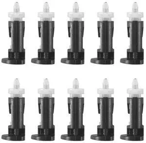10Pcs Plastic Mounting Clip for 4 Way CPU Coolers 1155 775 CPU Heatsink Mount Pin Push Screw Cooler Fan Fastener-AB01