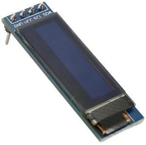 Display Module 0.91 Inch OLED Display Module OLED Screen Driver DC 3.3V,Blue Font-AB01