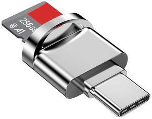 Micro-SD Card Reader Adapter, USB Type C to Micro-SD/TF Card Reader Micro-SD Card Adapter for Type-C,B-AB01