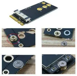 1PCS NGFF M.2 Key A/E Adapter Card Wireless Network Card Adapter Card for BCM94360CS2 BCM94360 BCM943224 Network Card-AB01 1PCS NGFF M.2 Key A/E Adapter Card Wireless Network Card Adapter Card for BCM94360CS2 BCM94360 BCM943224 Network Card-AB01