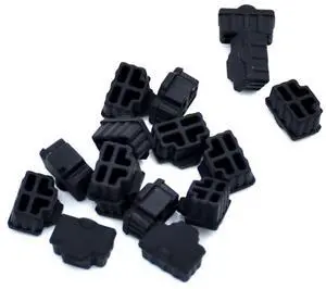 Rj45 Silicone Dust Plug Dust Cover Dust Cap Router Switch Network Cable Interface Computer Network Cable Dust Cap-AB01