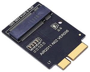M.2 NGFF SATA SSD Adapter for 2010 2011 A1369 A1370 M2 SSD Converter Card Only Support 2280 M2 SSD-AB01