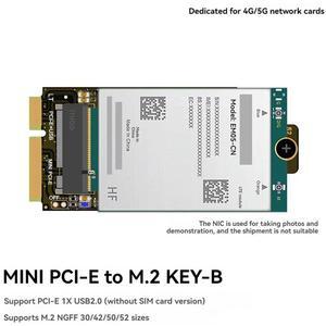 Adapter Card MPCIE to KEY-B Expansion Slot MINIPCI-E to M.2 NGFF NIC Adapter Card WIFI Interface to M Adapter Card A-AB01
