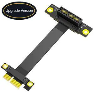 PCIE X1 Extender Riser Cable PCI Express 36Pin GEN3 8G 1X Male to Female 270 Degree Reverse PCI-E Slot Extension Flexible Cable